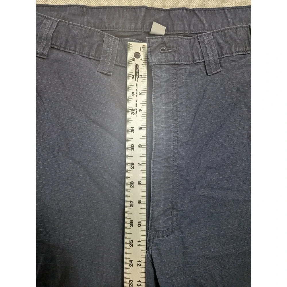 Carhartt Pants Men's Navy 44x30 Cargo Work Ripstop Cotton Blend